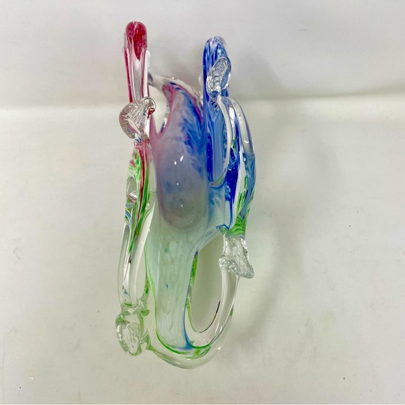 Vintage glass basket in perfect condition with no flaws - Picture 6 of 9